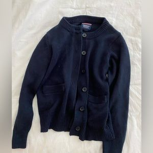Girls uniform navy sweater